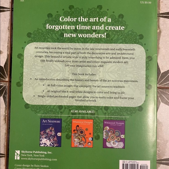 ADULT ~ COLORING BOOKS~ASSORTED ~L OT OF 5 ~S KYHORSE PUPLISHING … - Picture 7 of 16